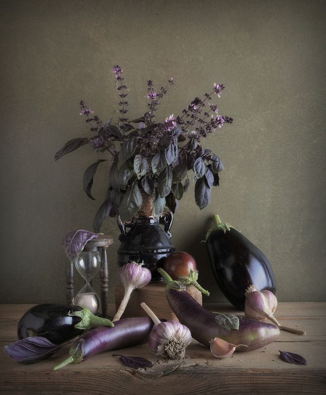 сергей алексеев, натюрморт 50 оттенков фиолетового фото превью