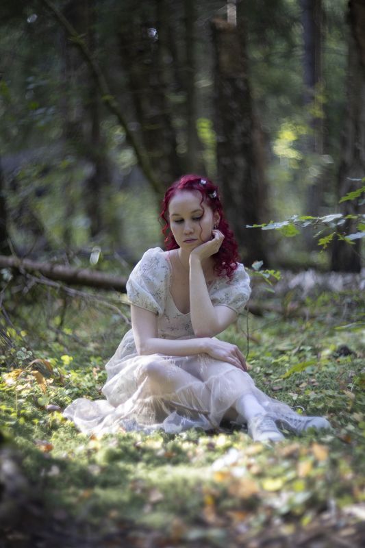 Нимфа, девушка, лес Лесная нимфа фото превью
