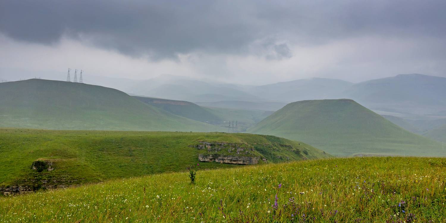 кичмалка, кавказ, северный кавказ, природа, панорама, Подосинников Максим