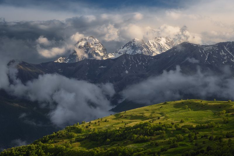 пейзаж, северная осетия, горы, дигория  фото превью