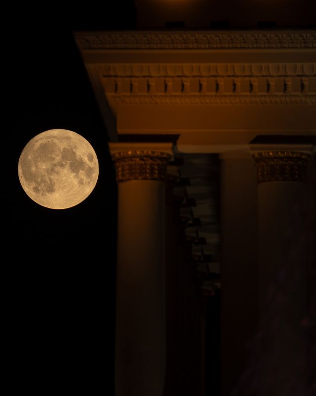 луна, полнолуние, москва, moon, fullmoon, moscow  фото превью