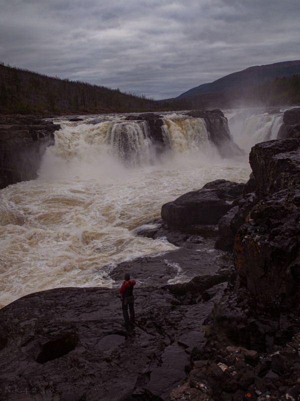 Большой Курейский водопад фото превью