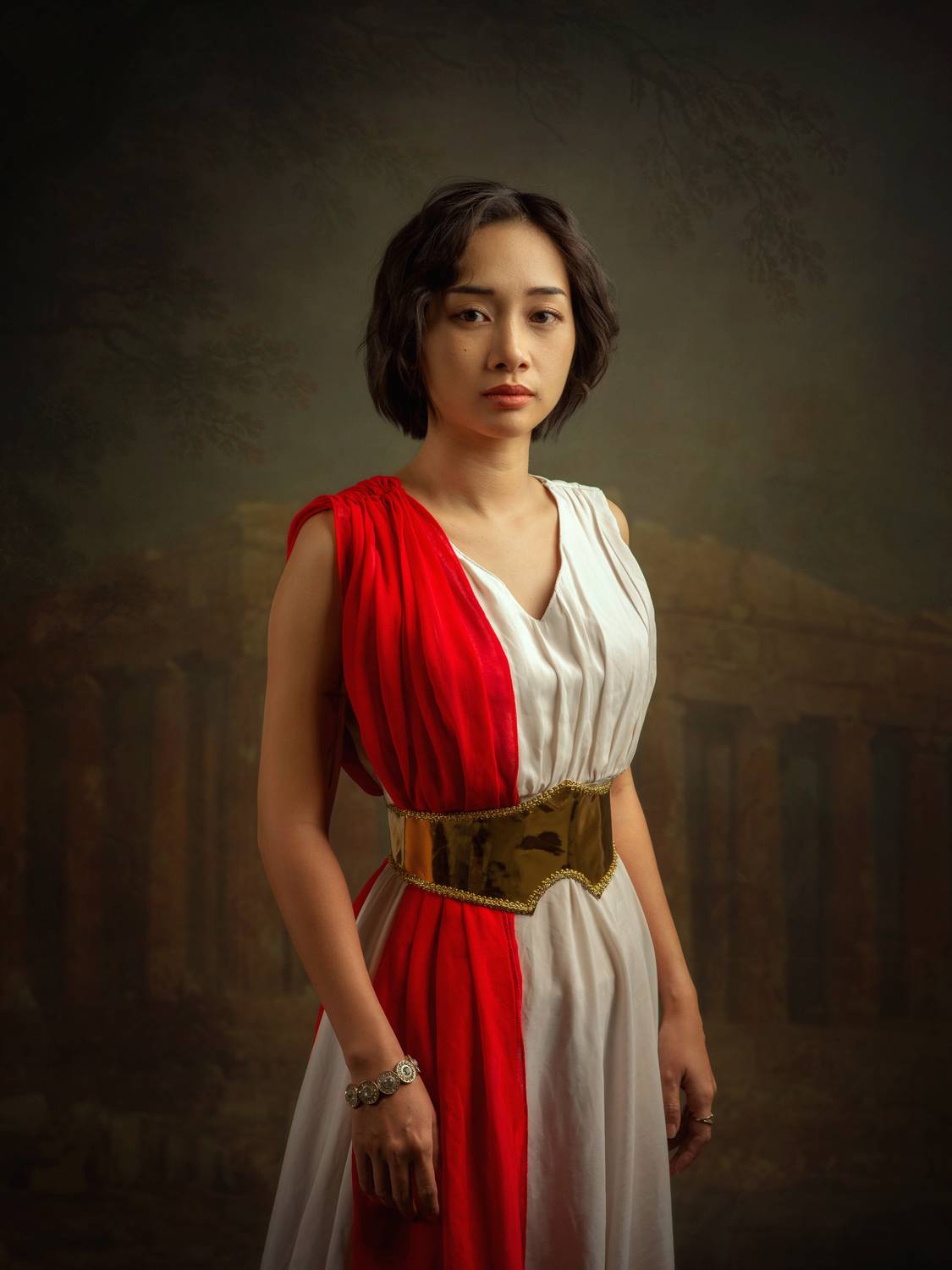 asian, vietnam, vietnamese, portrait, face, women, female, glamour, beauty, dress, studio, Nguyen Hoang Viet