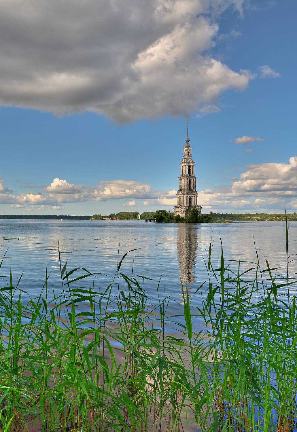 волга, калязин, колокольня,, Байдуков Александр