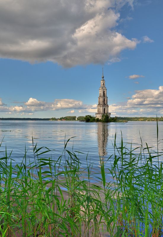 волга, калязин, колокольня, Поплавок фото превью