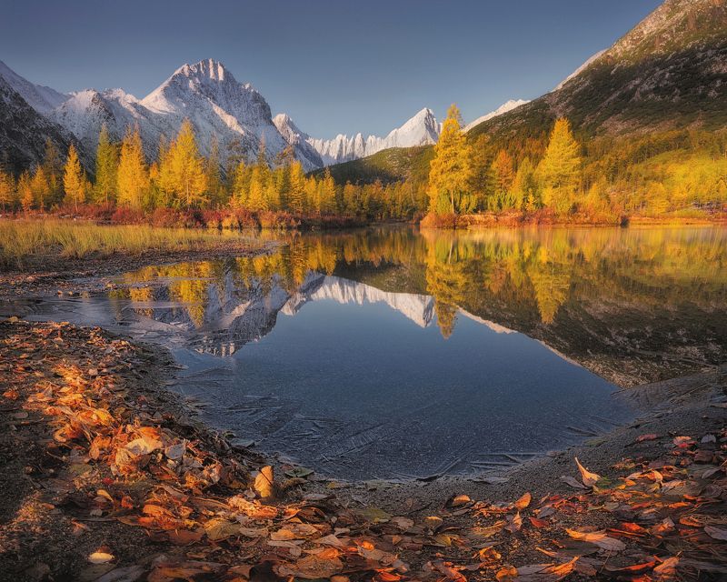 Осенние отражения фото превью