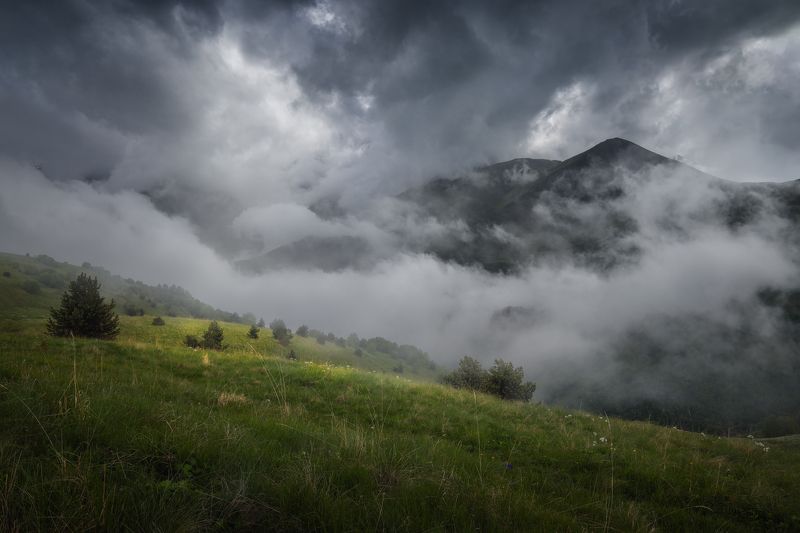 пейзаж, северная осетия, горы, дигория  фото превью