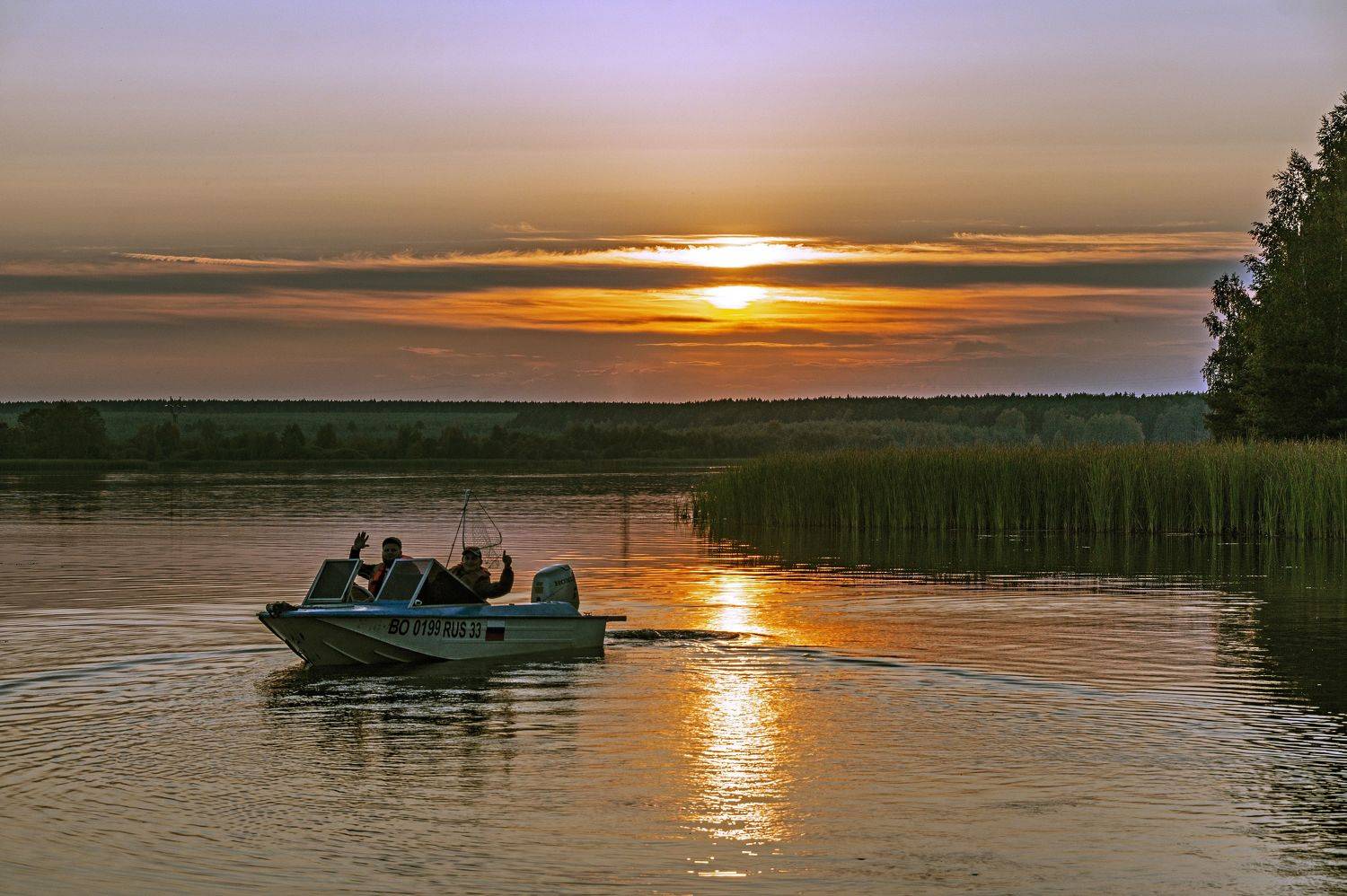 вечер, закат, Шитов Александр