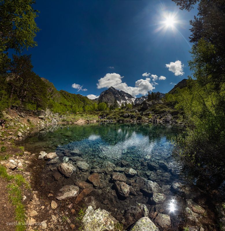 архыз, озеро, орленок, кавказ, кчр Озеро Орленок фото превью