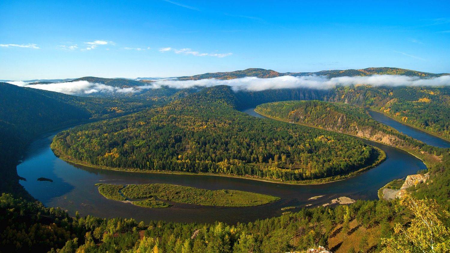 мана, петля, красноярск, мана, осень, река, Юрий Мальцев