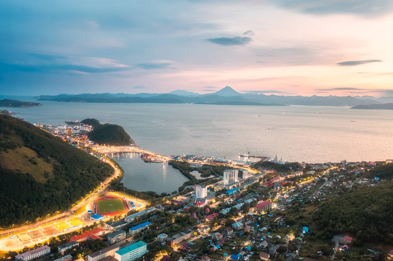 петропавловск-камчатский, камчатка, аэросъемка, Ермолин Александр