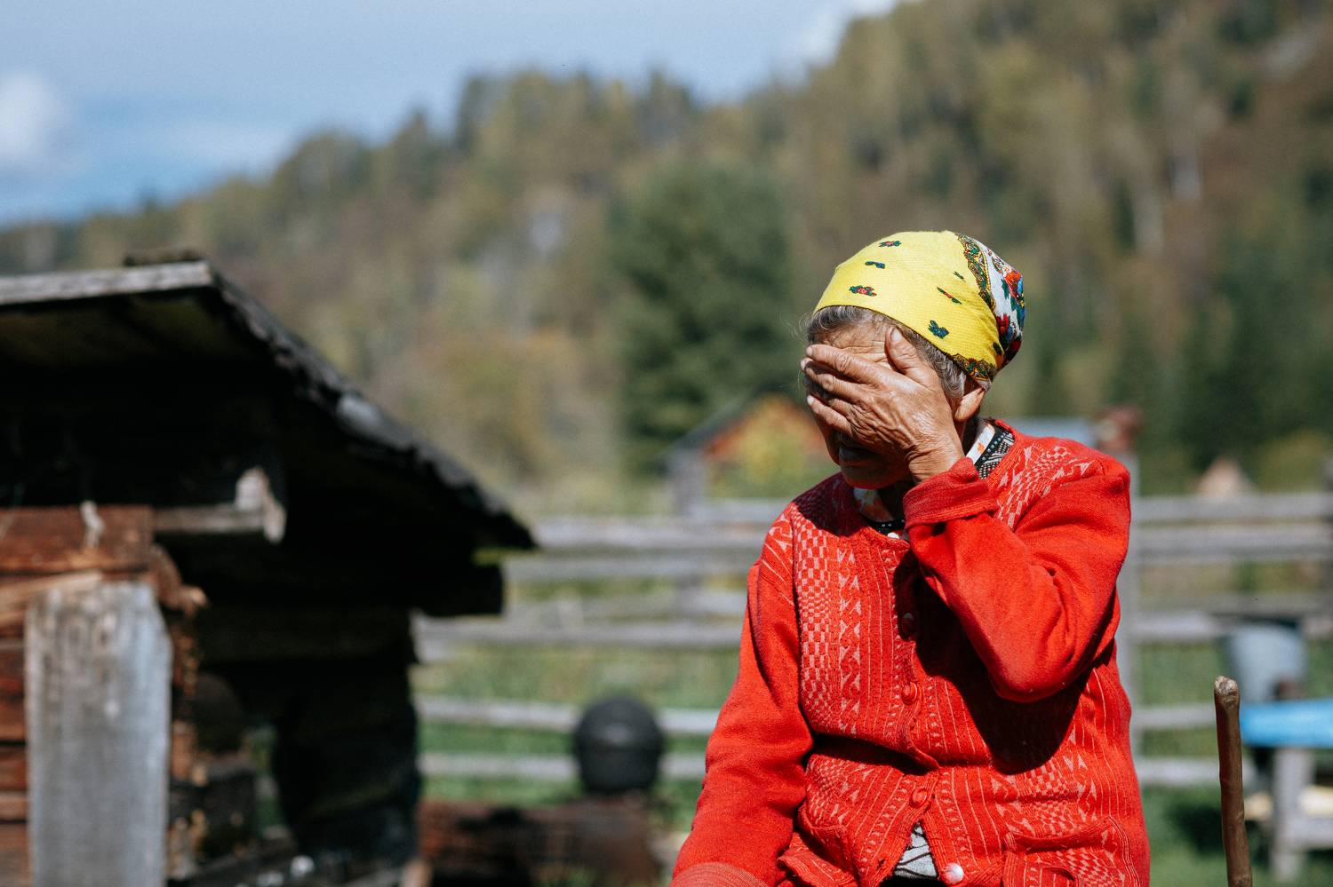 шорцы, деревня, тайга, одиночество, бабушка, Виктор Гагарин
