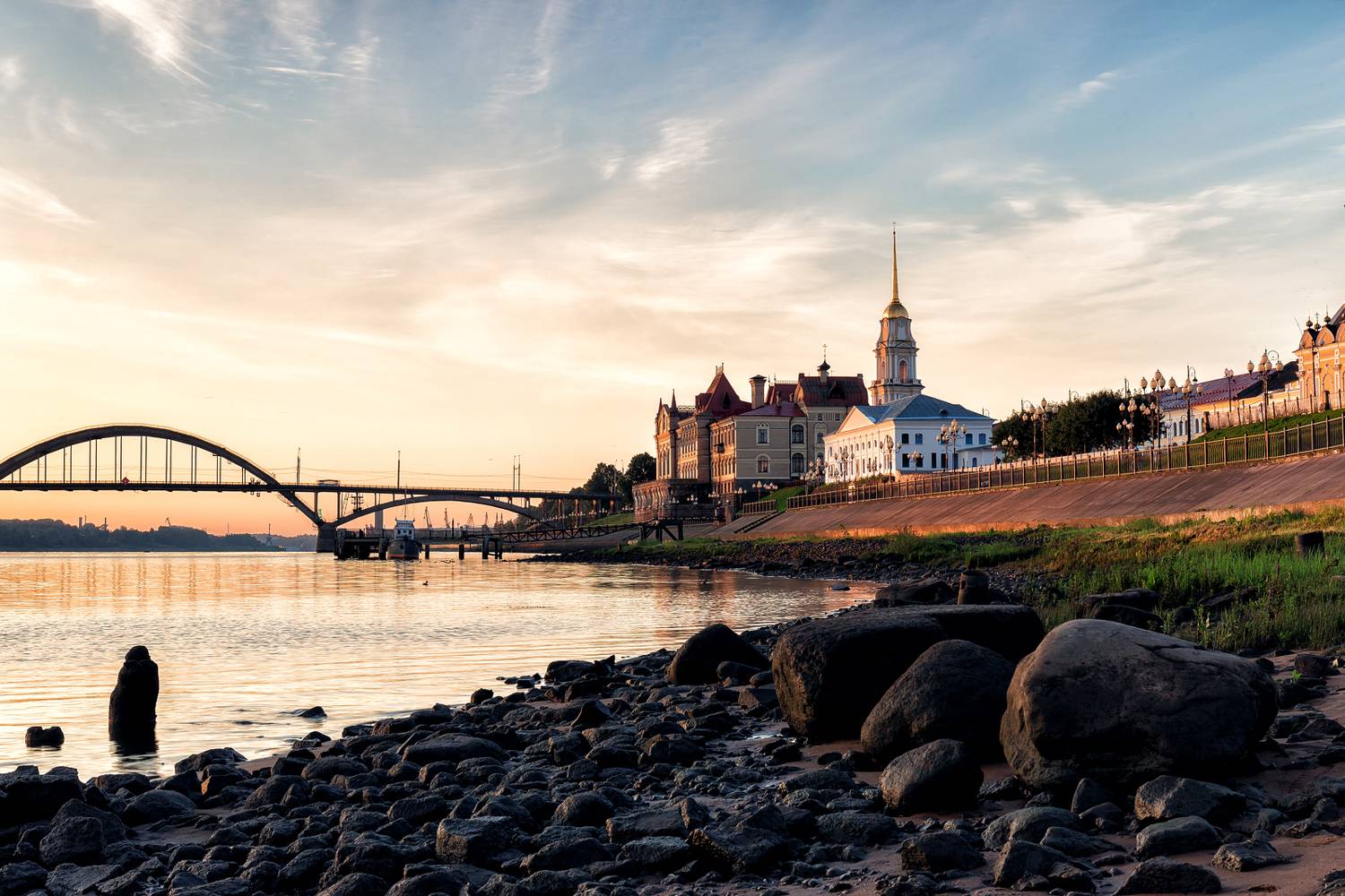 рыбинкс, волга, ярославская обл, россия, рассвет, Александр Телешов