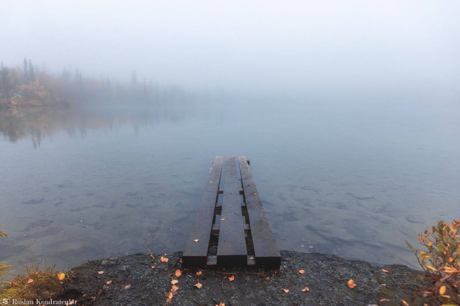 кольский полуостров, хибины, туман, полигональные озера, Кондратенко Руслан
