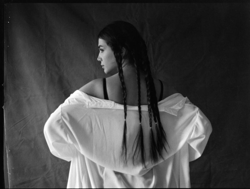portrait, fashion, editorial, fashionphotography, girl, model, analog, ilford, ilfordhp5, film FAEZEH фото превью