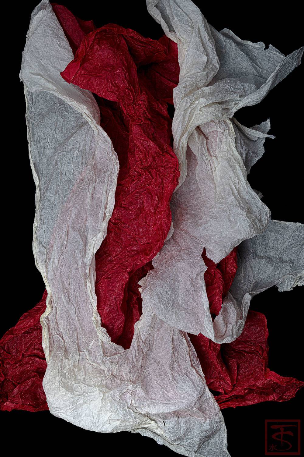 сергей толмачев, бумага, абстракция, красный, Сергей Толмачев