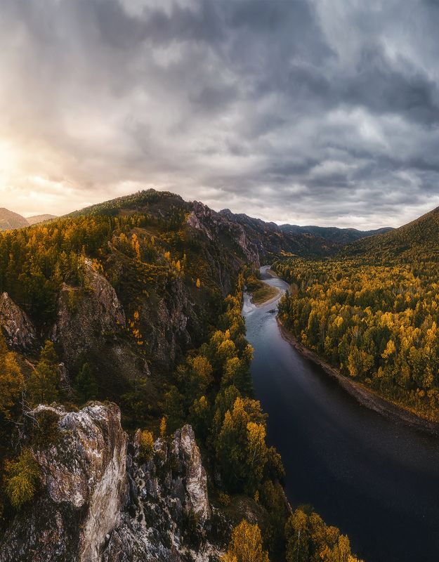сибирь, хакасия, тропа предков, июс, река, осень Тропа Предков фото превью