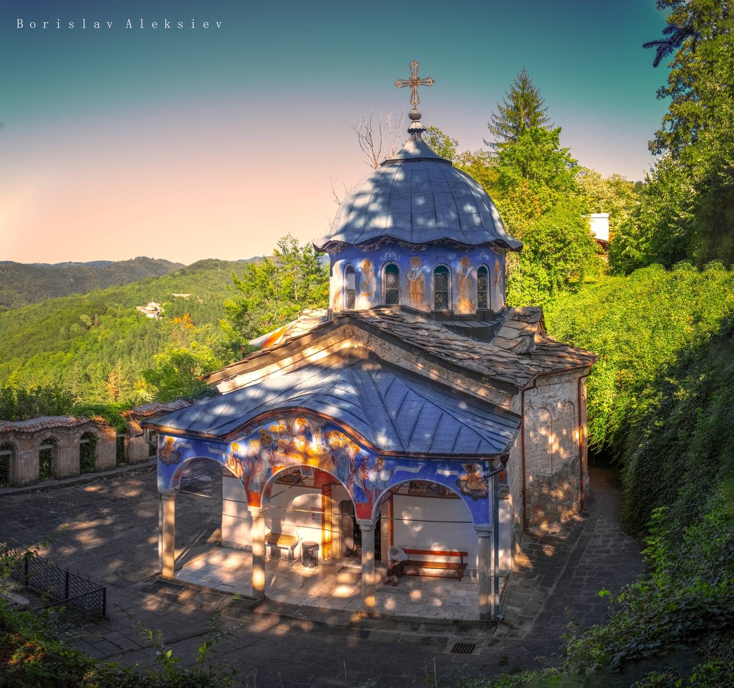 соколски манастир,old,building,exterior,summer,travel,light,religion,, Борислав Алексиев