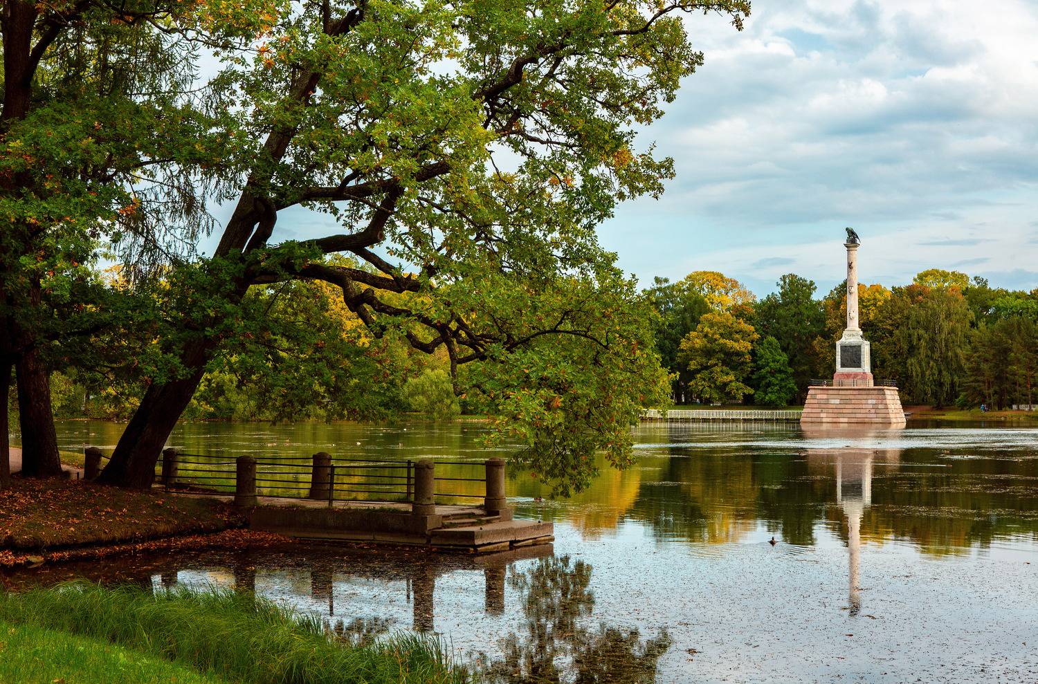 осень, пейзаж, пушкин, екатериненский парк, Плешков Алексей
