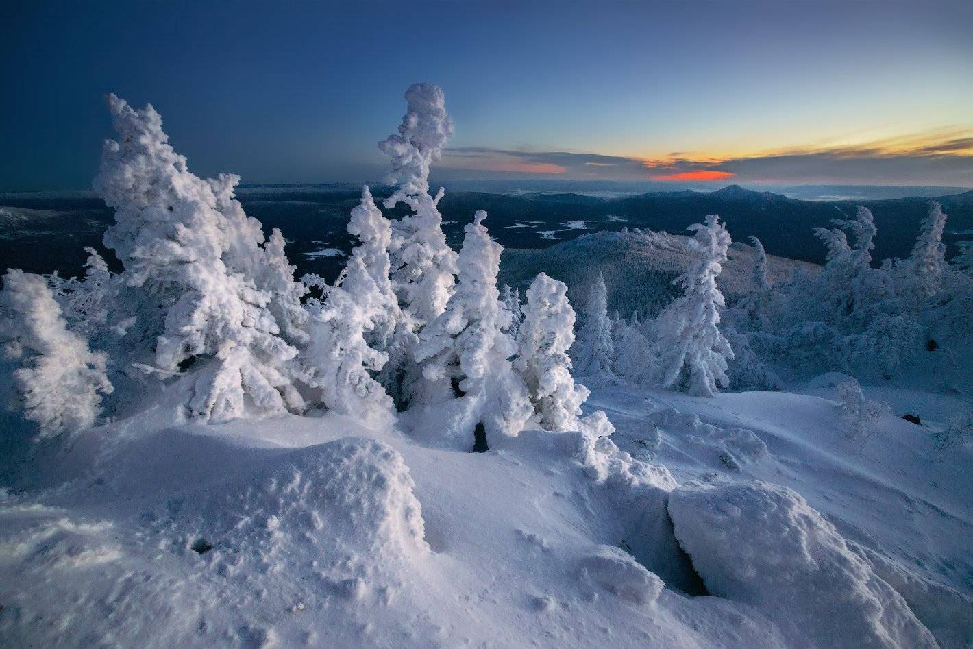 Зима, Урал, Ялангас, Владимир Ляпин