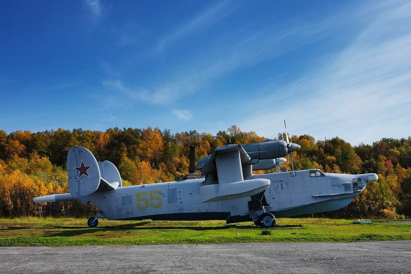 авиация самолеты авиа Бе-12. Музей Северного флота. фото превью