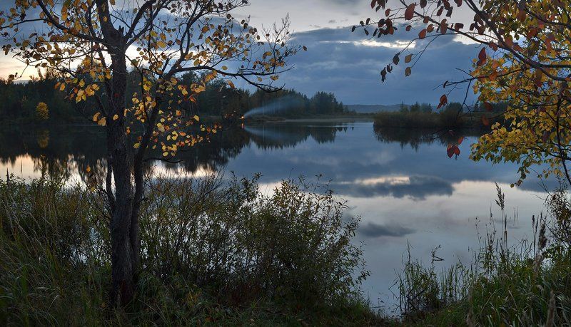 Осенние сумерки фото превью