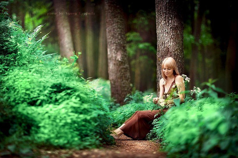 девушка природа красивая Светлана фото превью