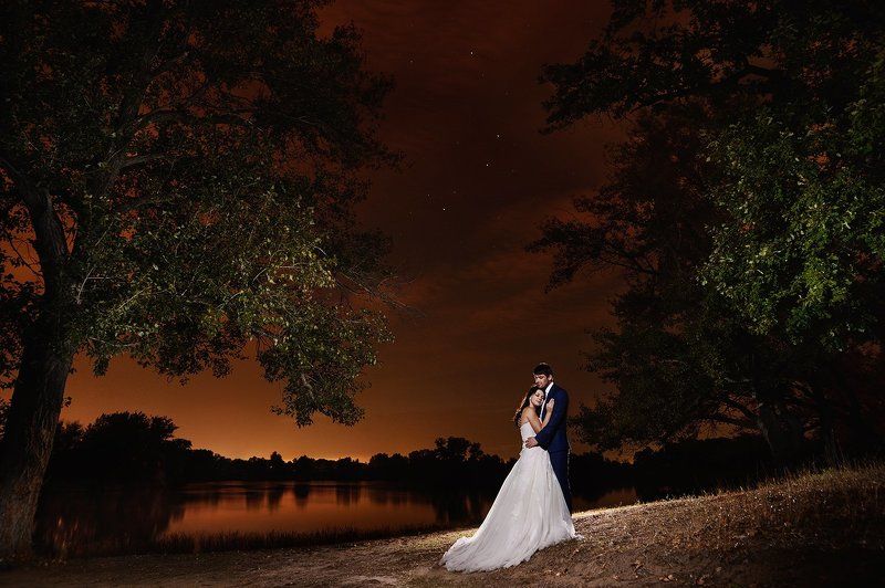 романтика, ночь, ночное небо, звезды, Ночь фото превью