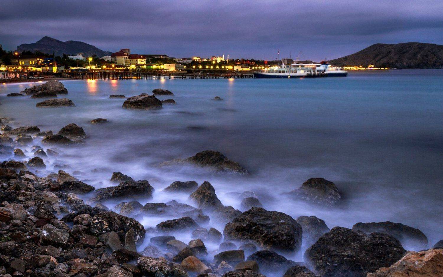 Color, Landscape, Light, Night, Nikon, Sea, Sky, Андрей Лободин