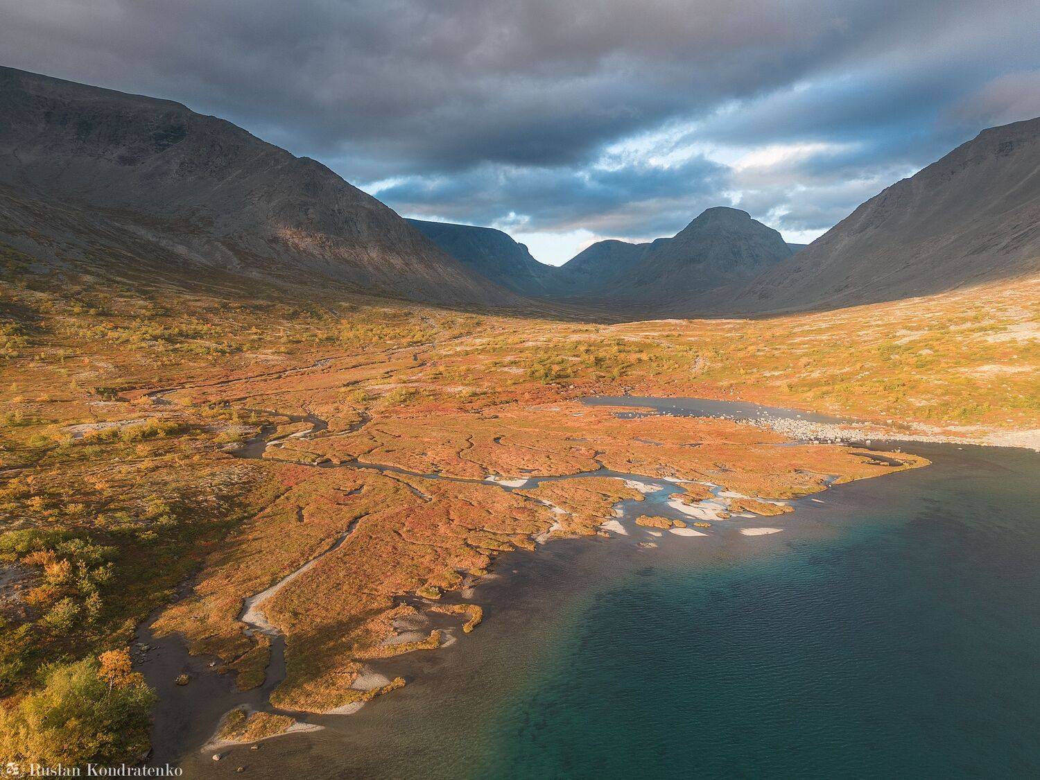 хибины, осень, кольский полуостров, горы, кольский, тахтаръявр, озеро, малая белая, Кондратенко Руслан