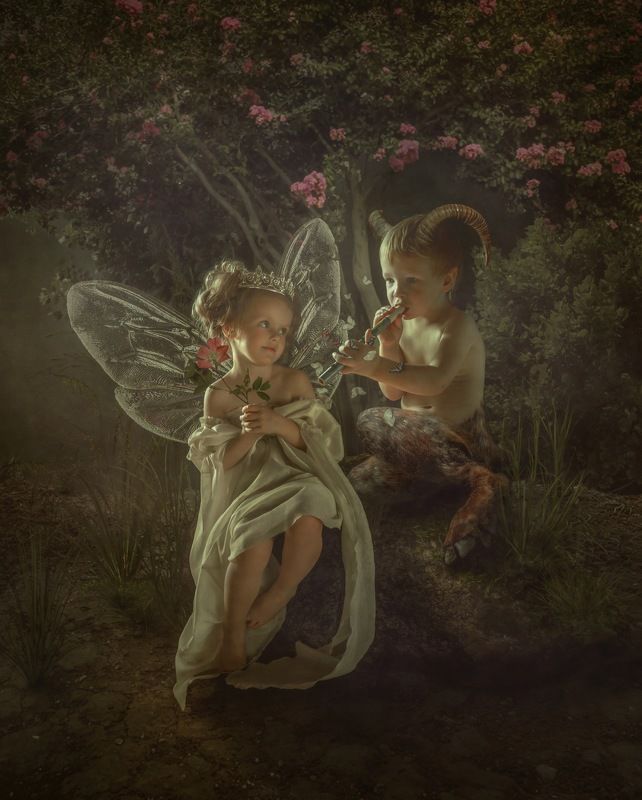 Маленькая дриада и фавн фото превью