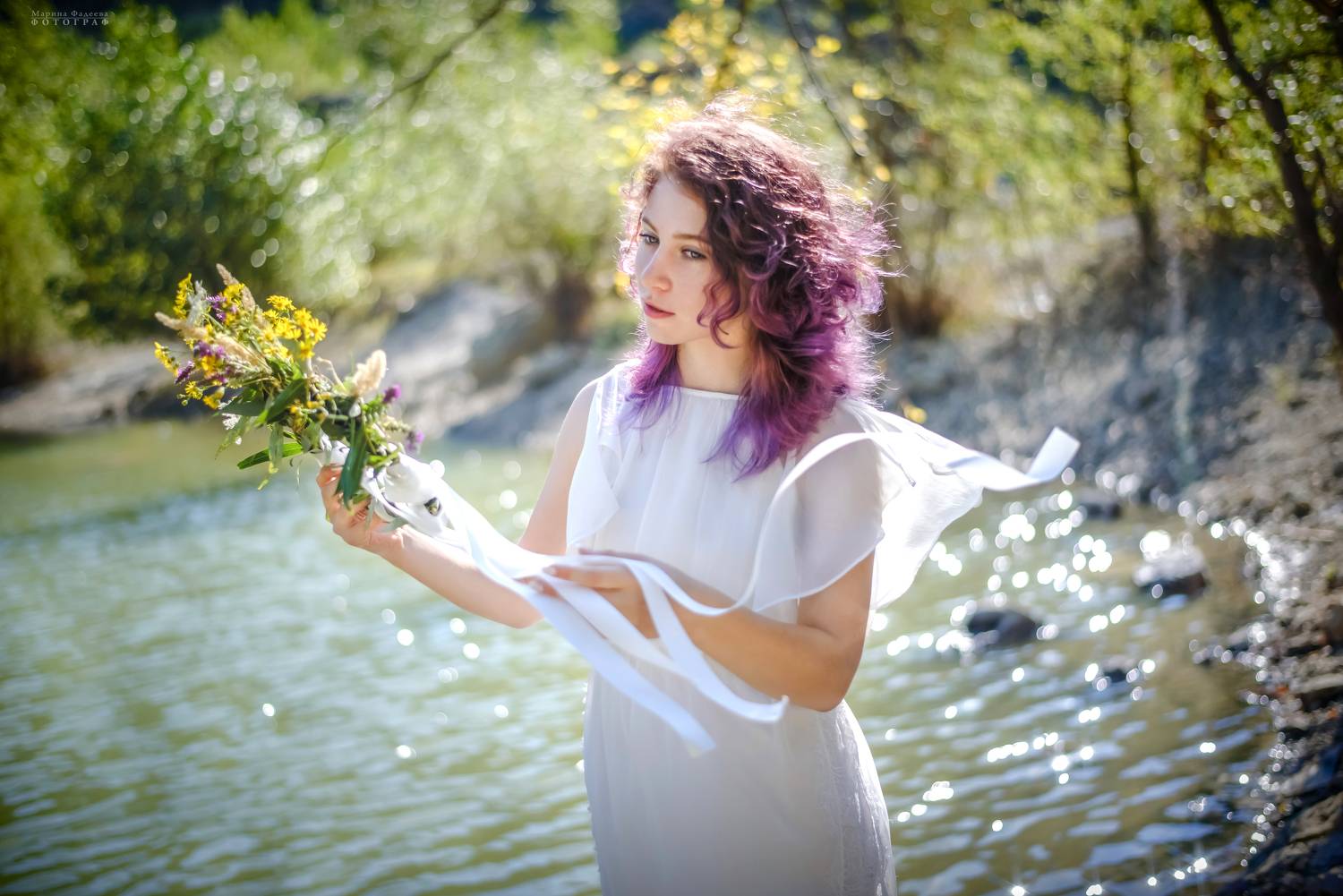 купала, лето, девушка, озеро, природа, адыгея,  Мариночка