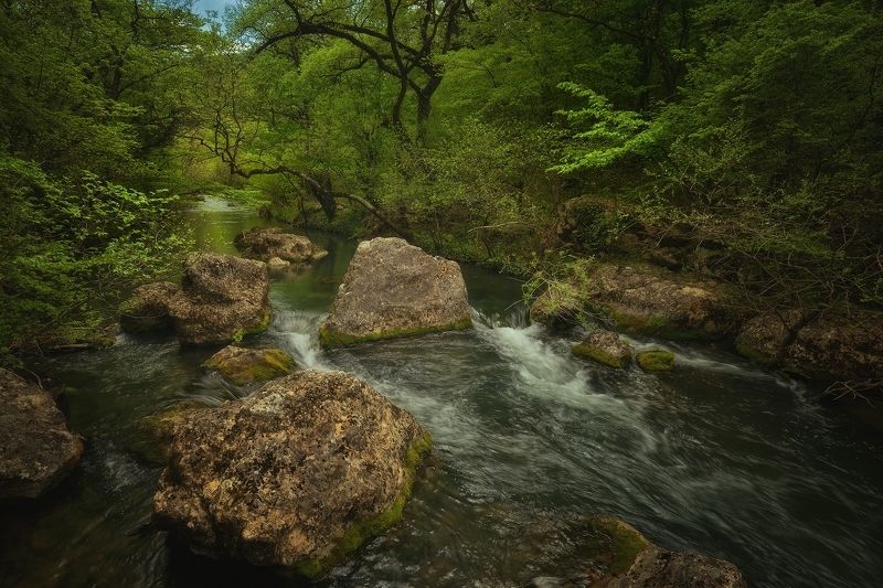 У быстрой реки фото превью