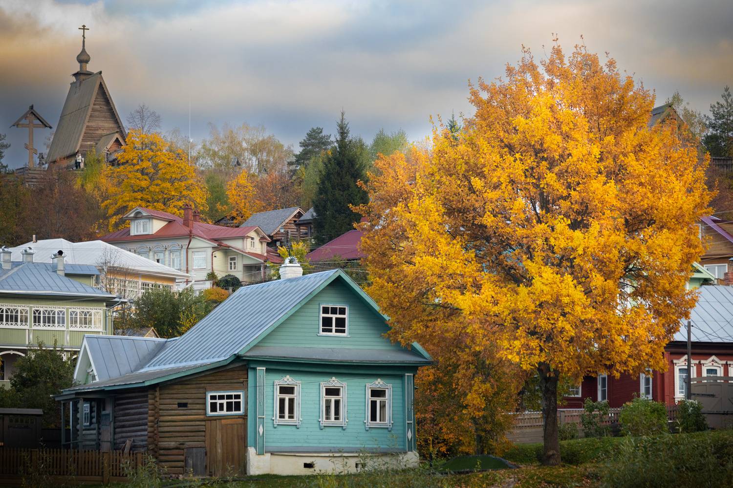 плес, осень, Юрий Руднев