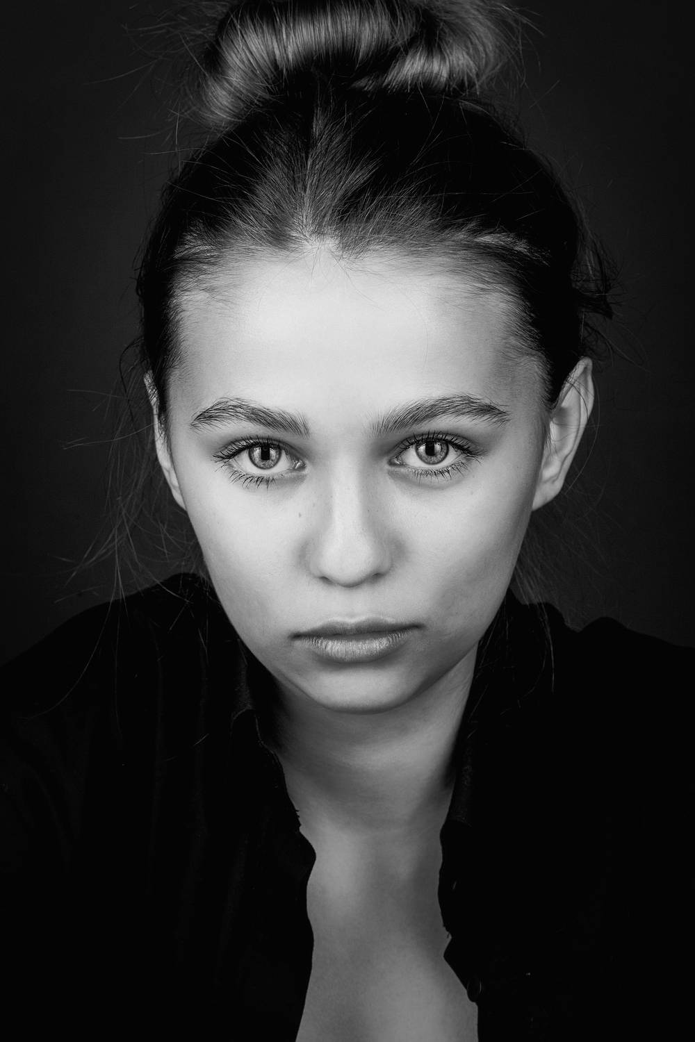 девушка, портрет, глаза, взгляд, Дёгтев Евгений