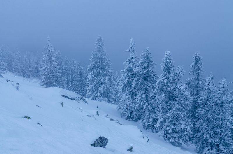 Таганай, г. Круглица в сумерках фото превью