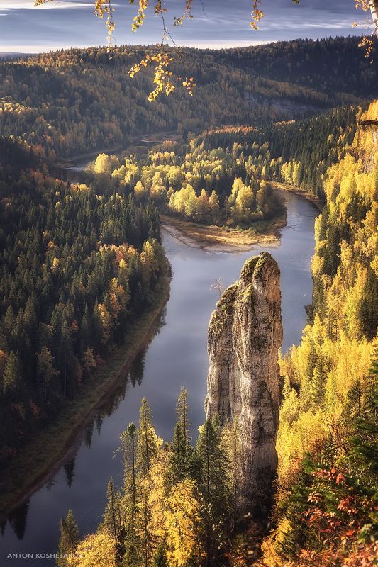 Осень на Усьвинских столбах фото превью