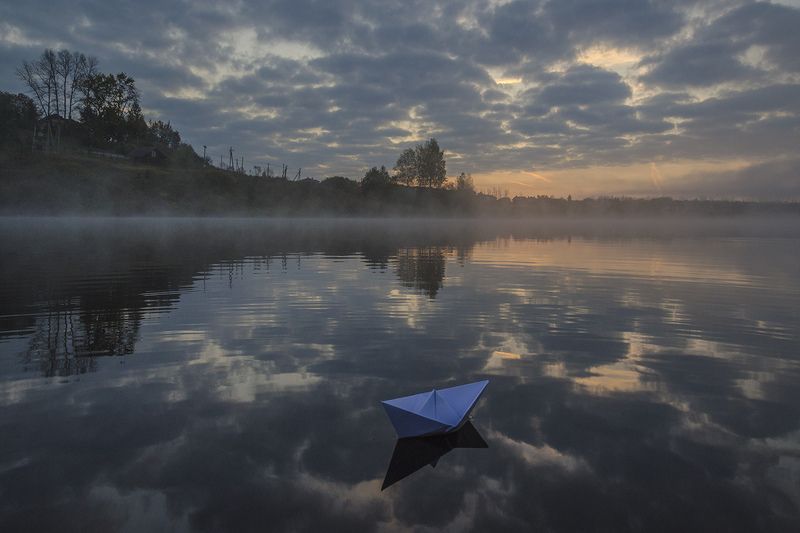 Рассвет, ко мне корабликом бумажным приплыви фото превью
