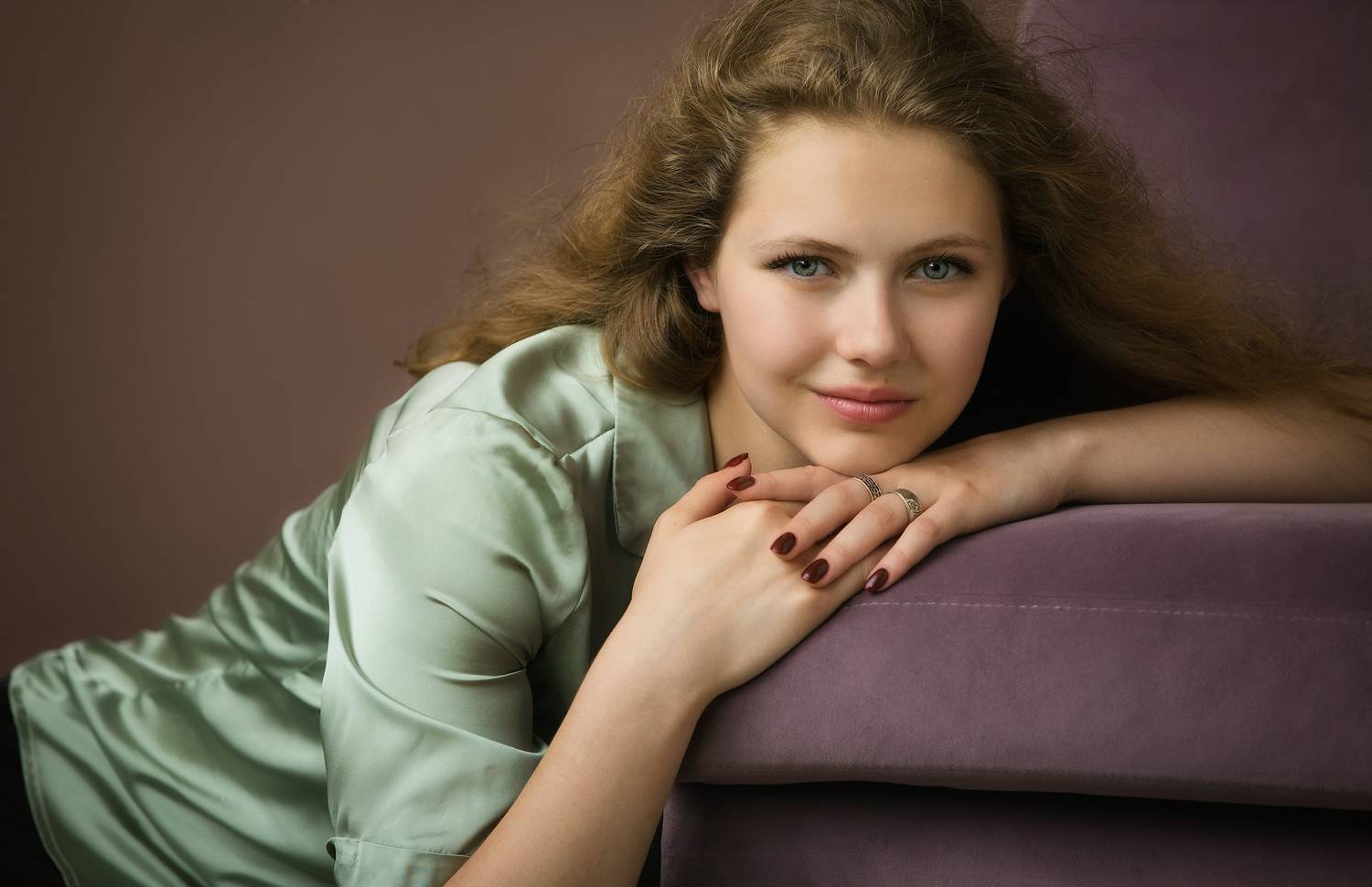 портрет, девушка, Алексей Назаров