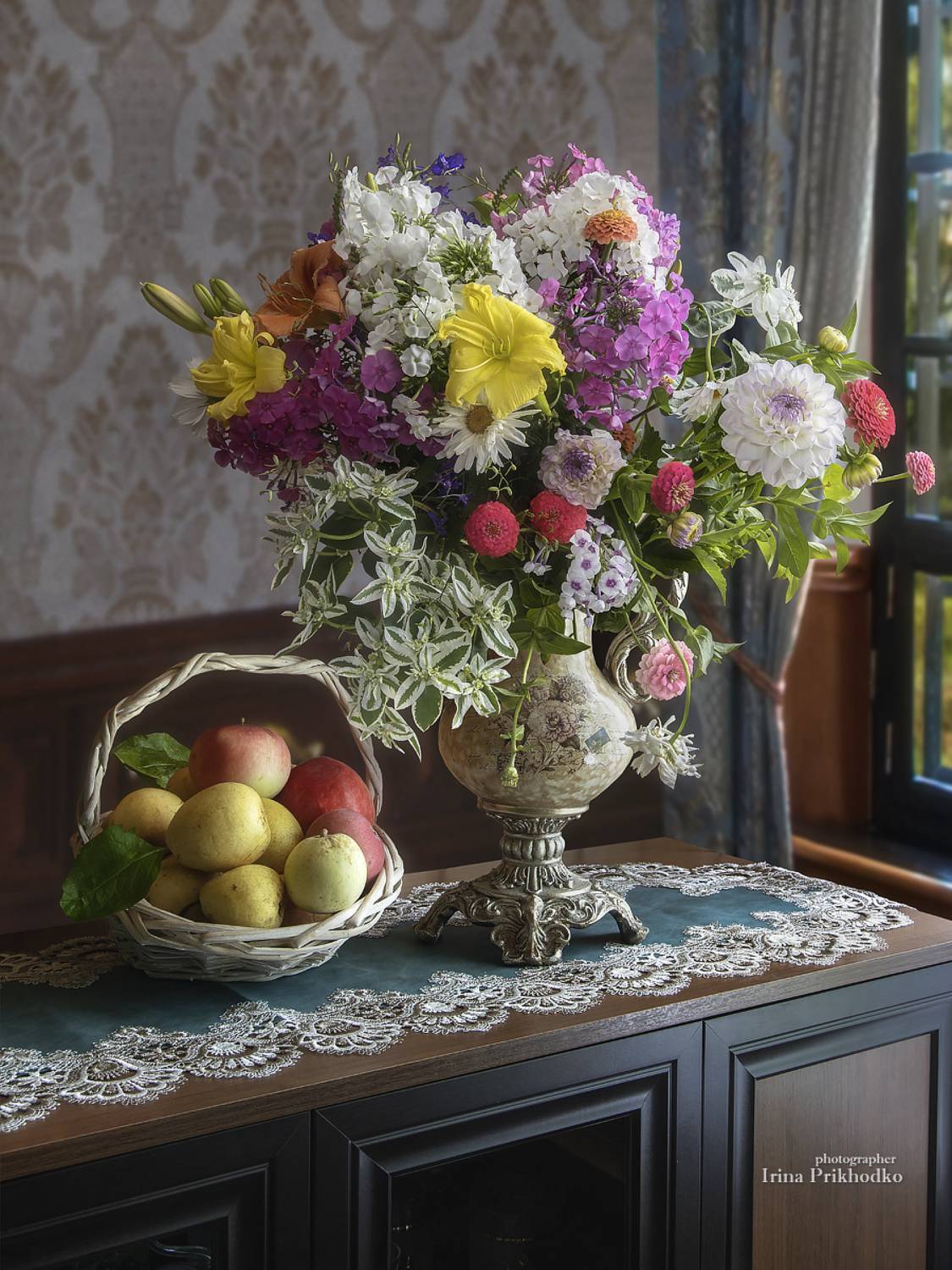 натюрморт, фрукты, букеты, цветы, Приходько Ирина