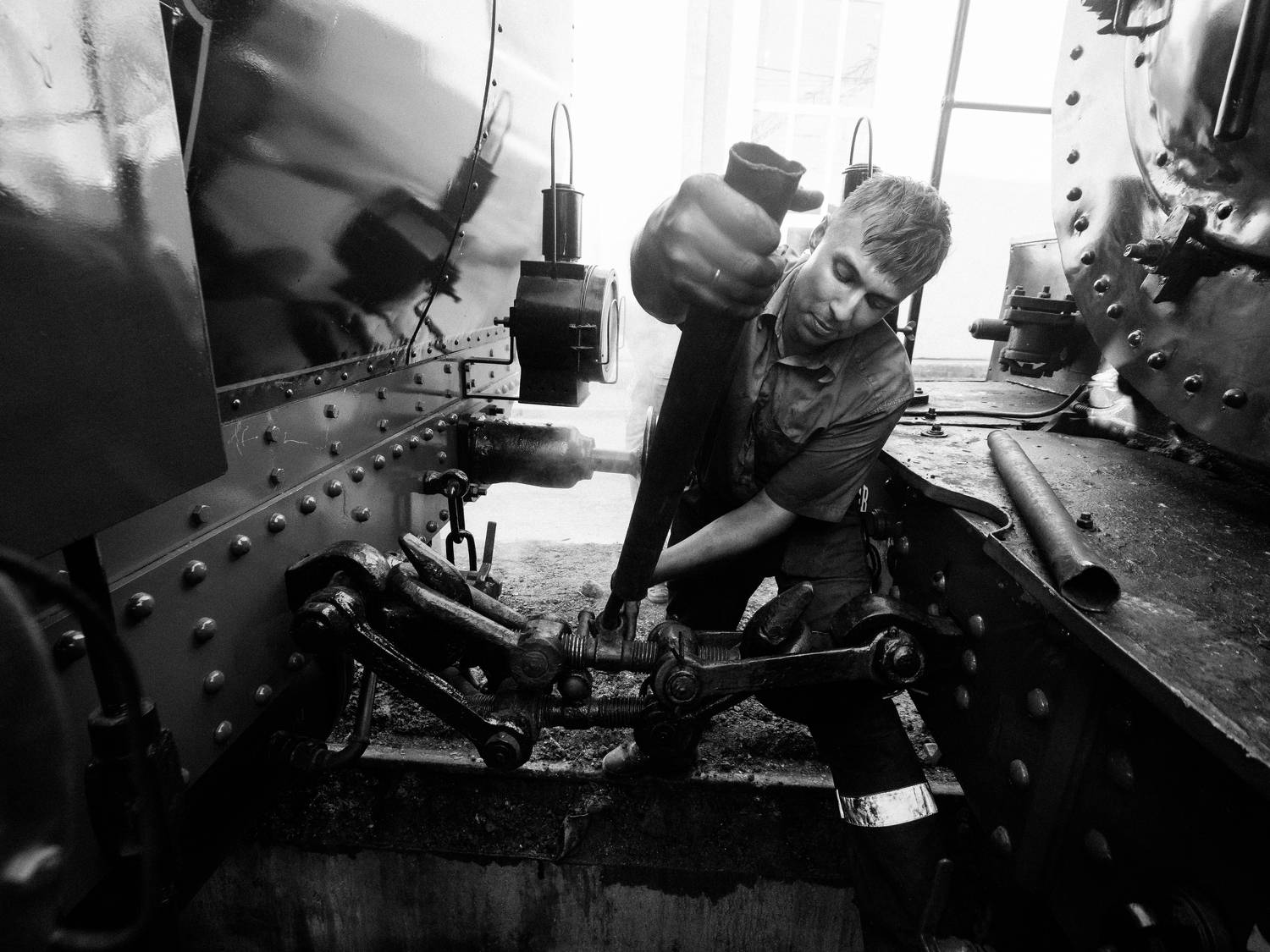 паровоз, ретро, железная дорога, Щеголев Николай