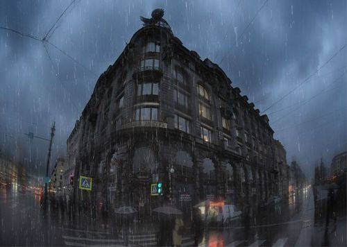 В Питере дождь