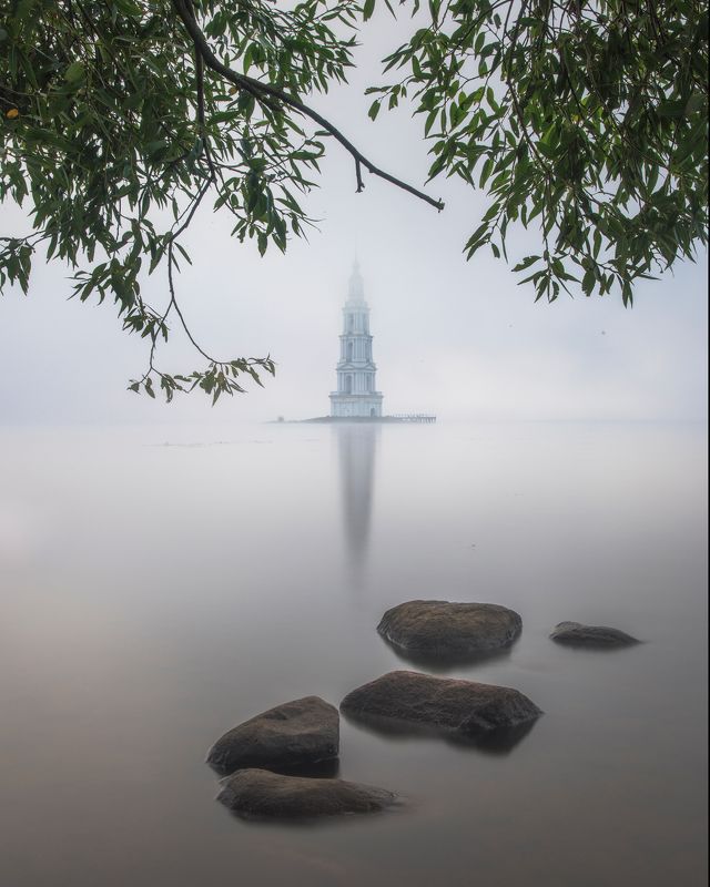 калязин, туман, туманное утро, рассвет Фэн-шуй по-Калязински фото превью