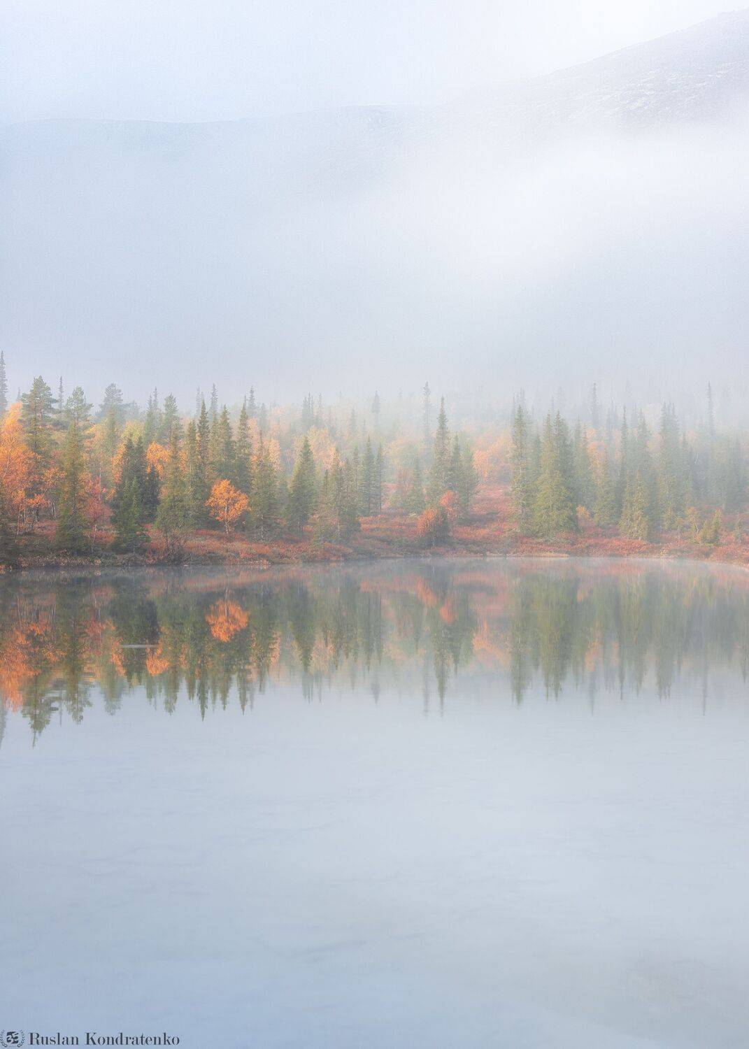 кольский полуостров, хибины, туман, полигональные озера, Кондратенко Руслан