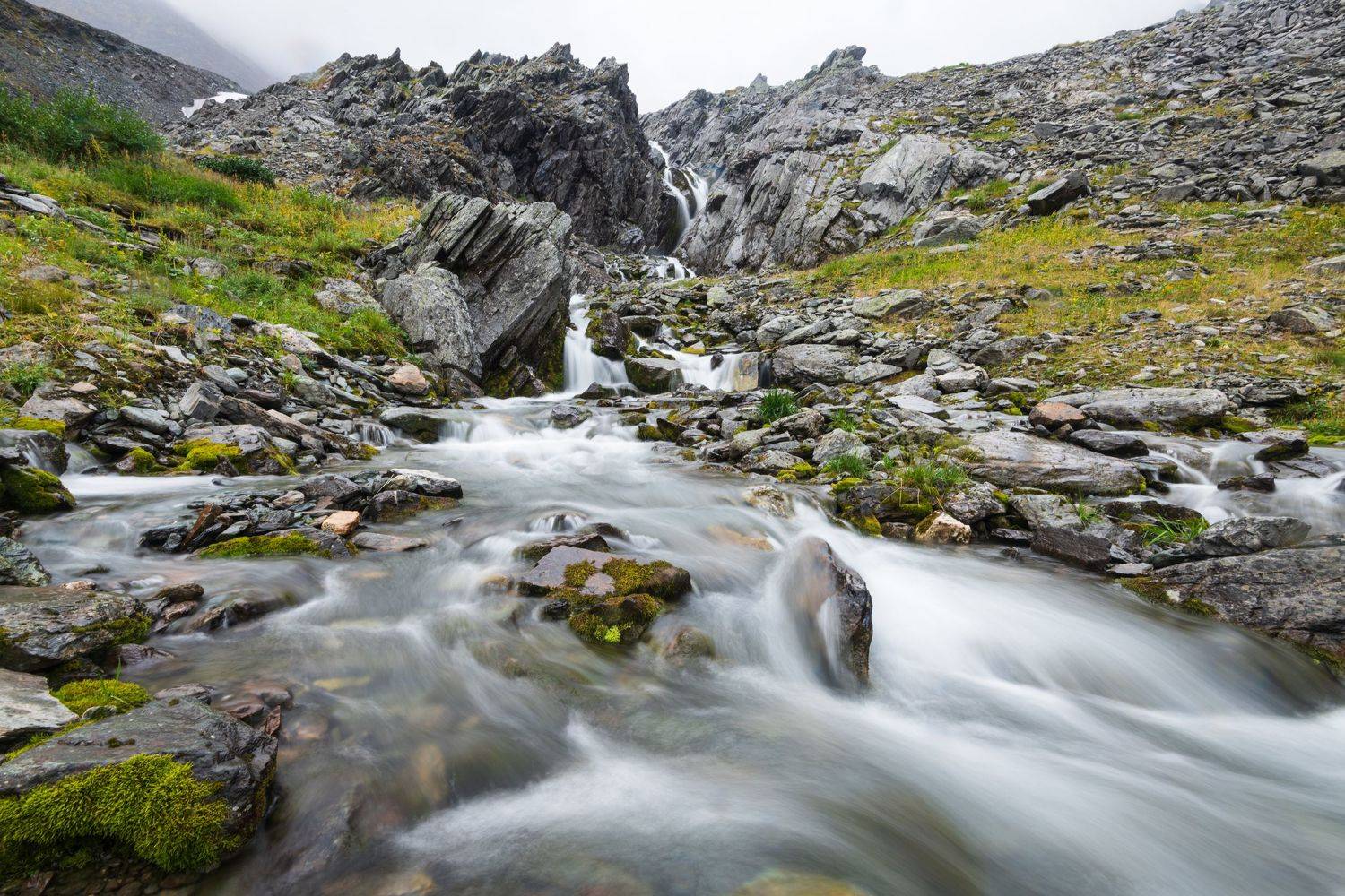 ручей, водопад,хадатаёганлор, ямал, урал, полярный, ингилор, заповедный_ямал, Андрей Снегирёв