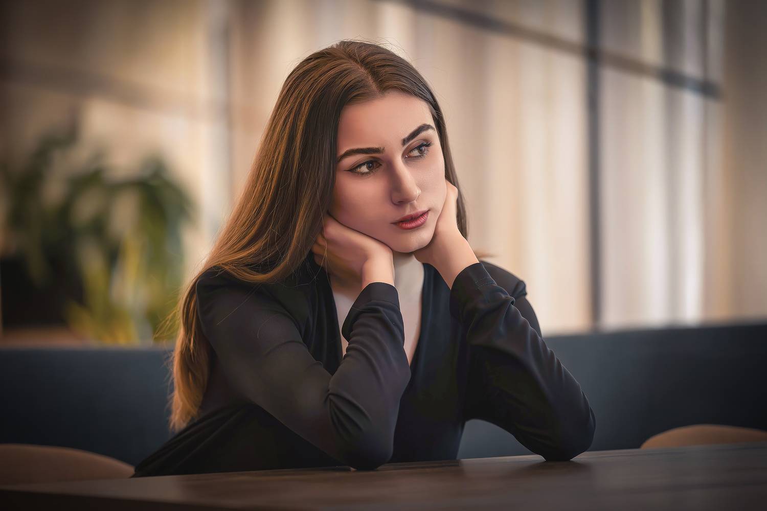 девушка, портрет, красивая, Дмитрий Александров