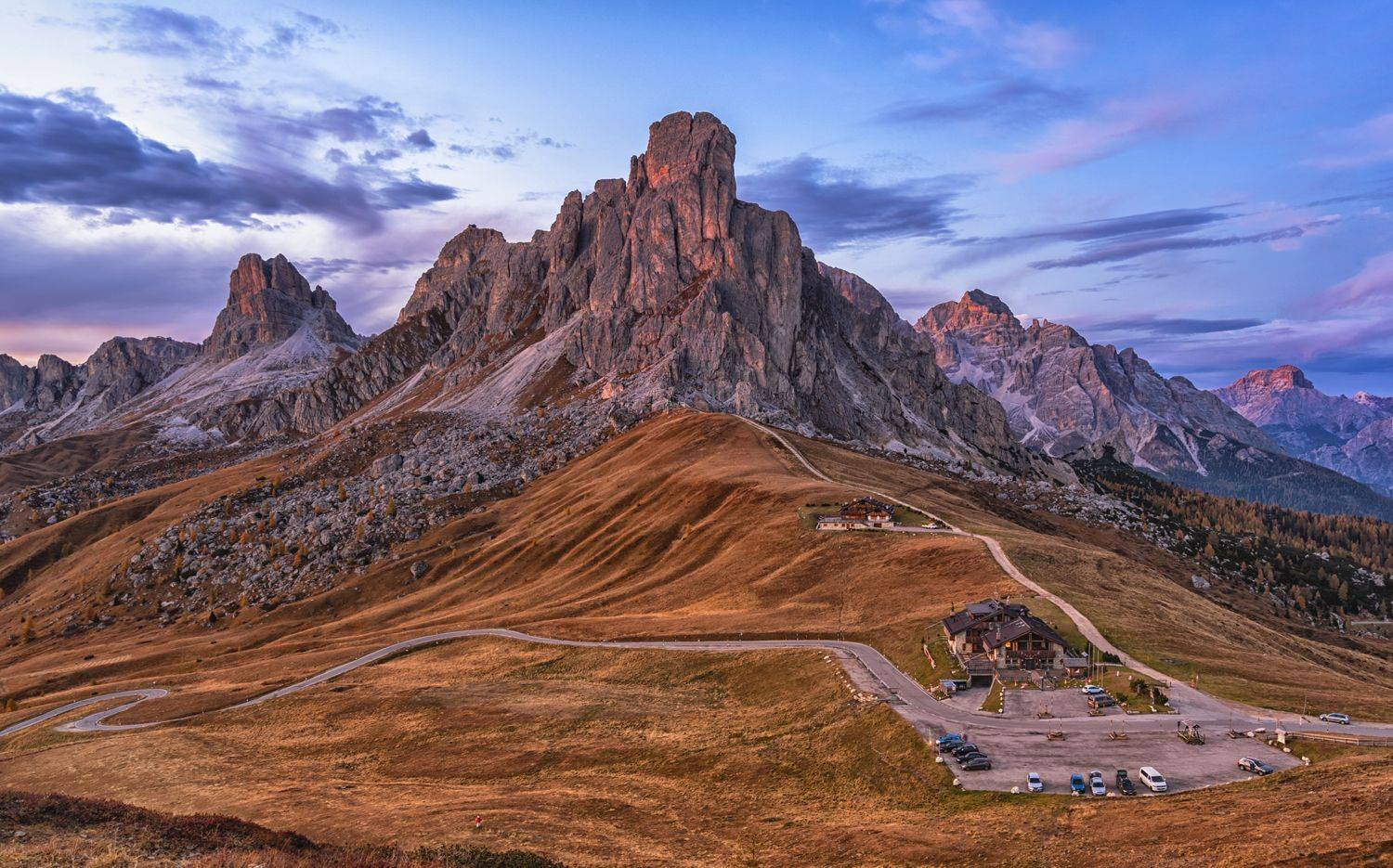 природа,пейзаж,горы, Италия, Доломиты,Пасо Жиао, Лариса Дука