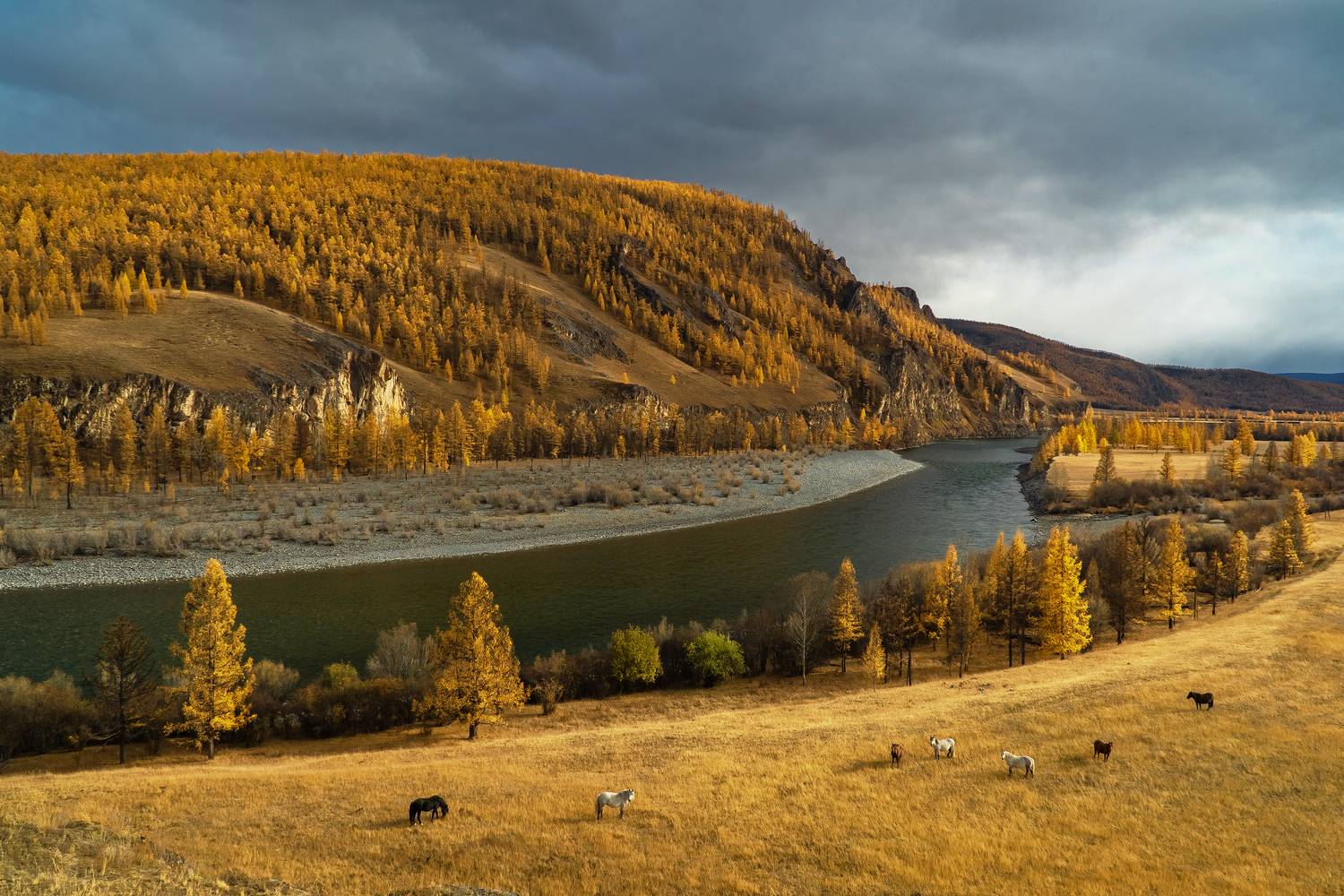 ока, саяны, аха, осень, Тильпунов Михаил