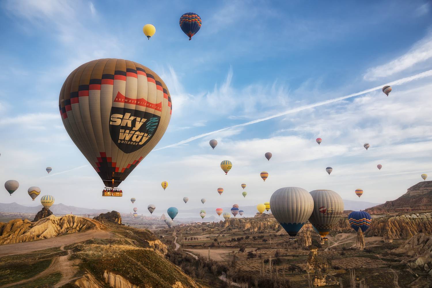 турция, каппадокия, воздушный, шар, утро, рассвет, холмы, горы, turkey, cappadocia, baloon, sunset, sunrise, morning, hill, hills, mountain, Эрнест Вахеди