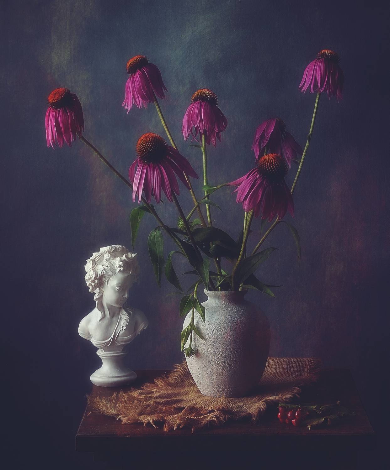 натюрморт,цветы,букет,осень,эхинацея, Наталия К